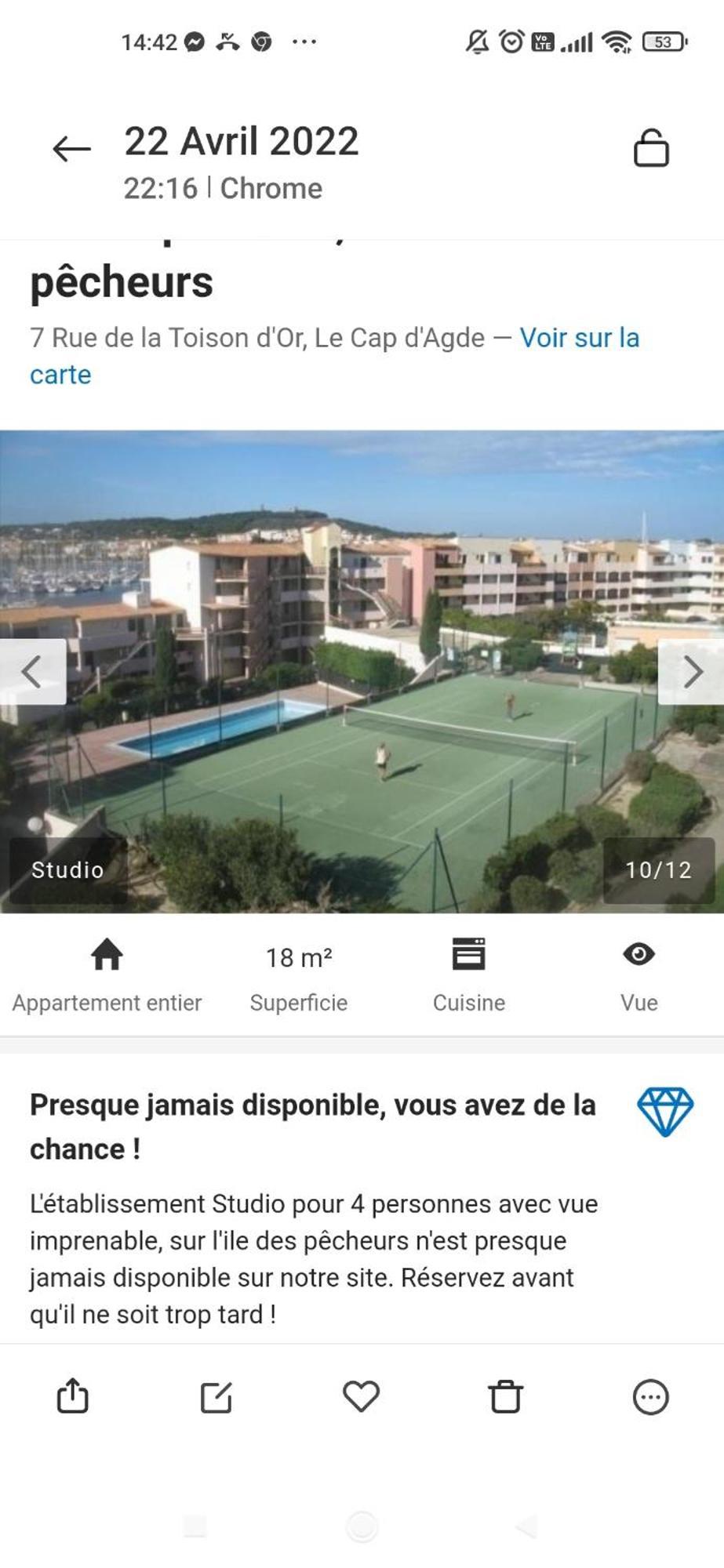 Studio Cabine Ile Des Pecheurs Cap D'Agde Tennis ภายนอก รูปภาพ